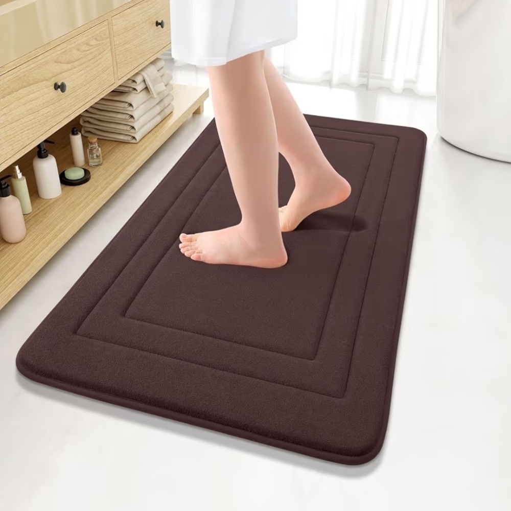 Luxurious Brown Bath Mat